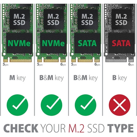Axagon EEM2-SG2 M.2 2280 PCIe NVMe / SATA3 USB3.2 Gen 2×1 C külső ház ezüst - Image 2