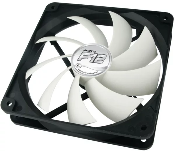 Arctic Cooling F12 rendszerhűtő ventilátor fekete-fehér AFACO-12000-GBA01